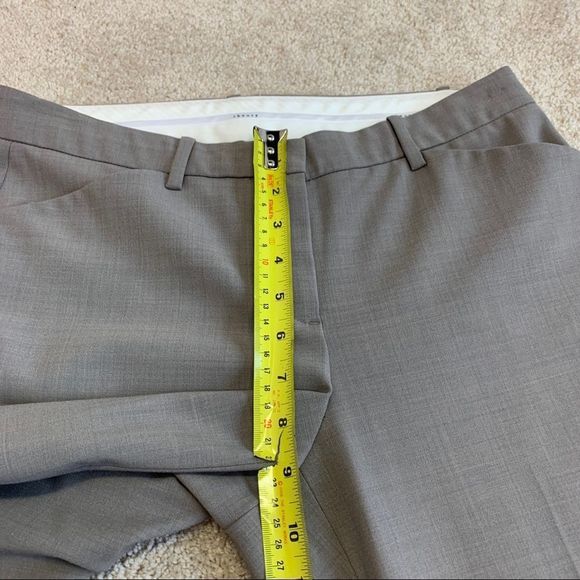 Theory Max C gray tailored Virgin wool pants size 6 - Picture 9 of 13